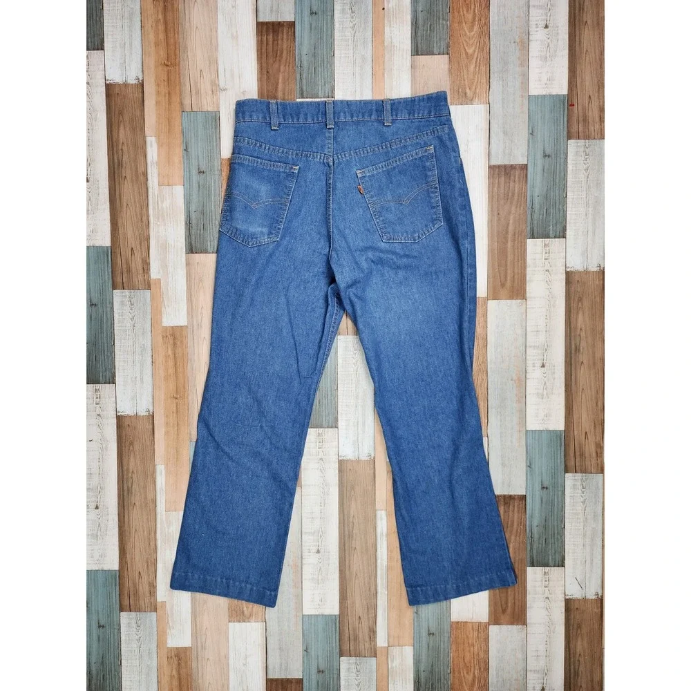 Vintage Levis For Men 34x32 40547-0812 Orange Tab Jeans Blue Denim Made in USA